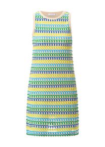 Rich & Royal Rich & Royal Strickkleid Damen blau / cyanblau / gelb / stone / grün Größe L