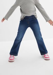 bonprix Vaqueros bootcut mid waist con cintura cómoda, azul, 104