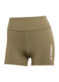 adidas terrex Dames Outdoorbroek groen / wit XL