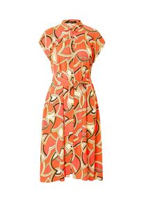 King Louie Dames Blousejurk 'AMY' crème / mosterd / donkeroranje / zwart 38