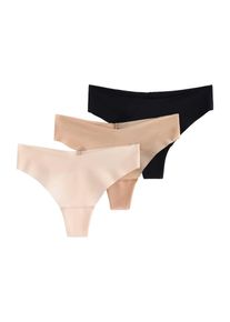 Lindex Dames String nude / lichtbeige / zwart S