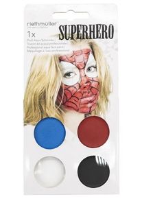 Amscan Superhero Aqua make-up sæt 4 stk