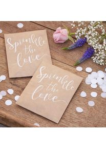 Ginger Ray Sac de confettis pour mariage romantique