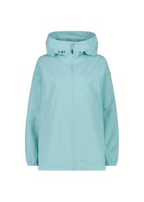 CMP Womens ClimaProtect Jacket Fix Hood Parka Dames (36 |blauw/turkoois |waterdicht)