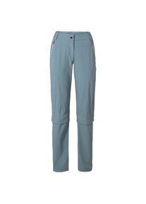 Vaude Womens Farley Stretch Capri T-Zip Pants III Afritsbroek Dames (46 - Regular |grijs)