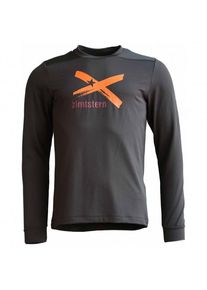 Zimtstern Crewz Shirt L/S Fleecetrui Heren (XXL |grijs/zwart)