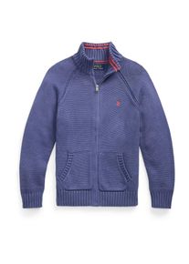 Polo Ralph Lauren Gebreid vest saffier / lichtrood 136-138
