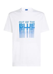 KARL LAGERFELD JEANS T-Shirt 'Out Of The Blue' Homme blanc taille L