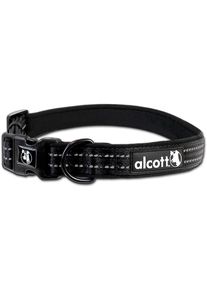 Alcott Abenteuer Hundehalsband, schwarz, medium