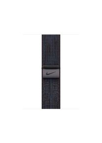 Curea Smartwatch Apple MYJA3ZM/A pentru Watch 42mm, Nike Sport Loop (Negru/Albastru)