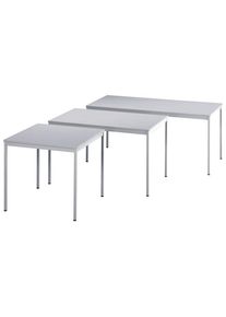 Hammerbacher Tisch 120 x 80 light gray