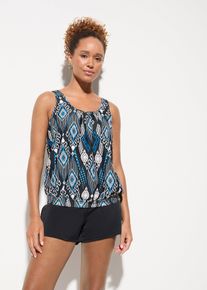 bonprix Tankini oversize (2 części) z szortami, czarny, 38