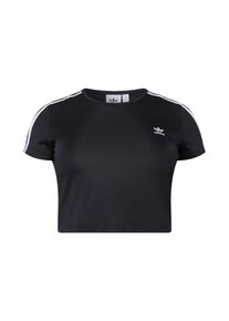 adidas originals Dames Shirt 'Adicolor Classics 3-Stripes ' zwart / wit XXXL-4XL