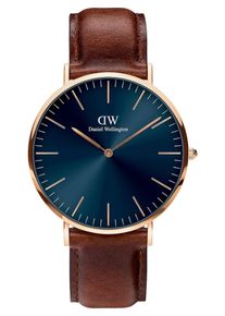 Daniel Wellington Analoguhr Herren blau / braun Größe One Size