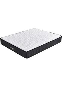 Yatas Bedding Taschenfederkernmatratze X-SAS ca. 120x200 cm Weiß,Dunkelgrau