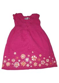 Tom Tailor Mädchen Sommerkleid Rosa Blumenmuster Gr. 98 Baumwolle Freizeit