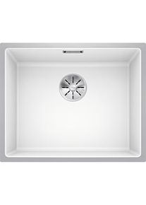 Blanco SUBLINE 500-IF SteelFrame Spüle 524110 54,3x44,3cm, PuraDur weiß, Einbau von oben, ohne Ablauffernbedienung