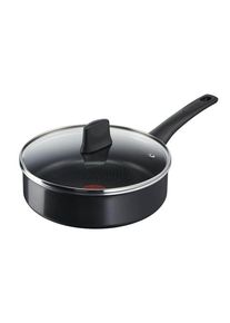 Tefal Family cook Sautepan w. lid 24 cm Black
