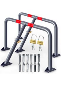 Monzana Parkeerplaats barrière boog Set van 2 800x470x440mm