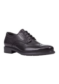 Geox Schnürschuh »U DUBLIN B«, Business Schuh, Anzugschuh mit Blockabsatz