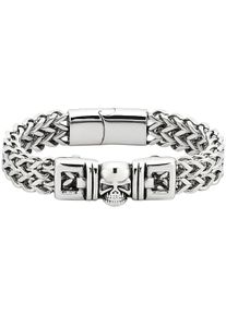 Bruno Banani Edelstahlarmband »Schmuck Geschenk Armschmuck Edelstahl mit Totenkopf-Motiv«