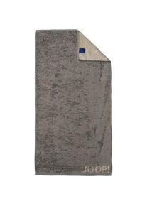 JOOP! Classic Doubleface Ręcznik kąpielowy kolor grafitowy Ręczniki frotte Unisex