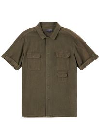 Amundsen Sports Travellers Linen S/S Overhemd Heren (M |bruin)
