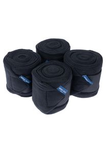 Nomad Tales Bende in pile per cavalli Pony 4pz nero