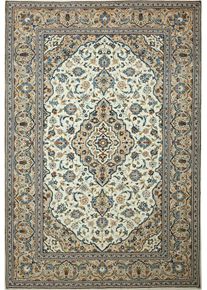 Kashan Perski dywan 200x300 Beżowy (Iran) Ręcznie Tkany