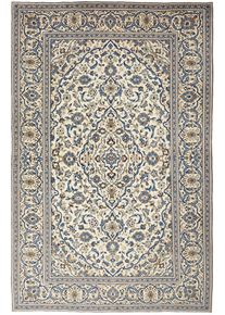 Kashan Dywan 200x300 Beżowy (Iran) Ręcznie Tkany