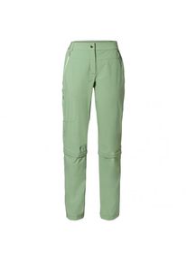 Vaude Womens Farley Stretch Capri T-Zip Pants III Afritsbroek Dames (34 - Regular |groen)