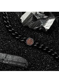 Holzkern Necklaces Men Antique Silver and Walnut