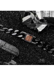 Holzkern Bracelets Men Donkergrijs en Walnoot