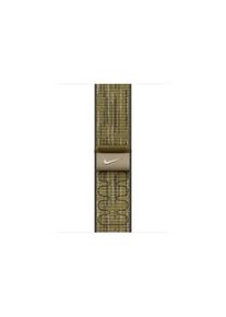 Curea Smartwatch Apple MXU33ZM/A pentru Watch 46mm, Nike Sport Loop (Verde/Gri)