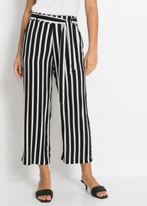 Pantalon palazzo taille haute - noir - taille 36 - bonprix