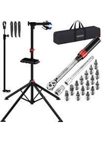 Monzana Montagestandaard Fiets to 30kg + Momentsleutelset 18-delig
