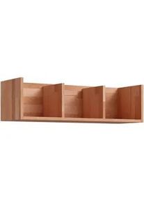 Linea Natura Wandregal , Kernbuche , Holz , Kernbuche , massiv , 80x22x25 cm , Beimöbel erhältlich, in verschiedenen Holzarten erhältlich , Kleinmöbel
