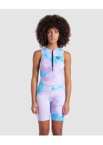 arena Open Water Suit - Women - cyan multi tie&dye - Size: L - Women's arena Studio Skinsuit
