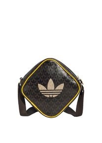 adidas originals Heren Schoudertas crème / donkerbruin / geel One Size