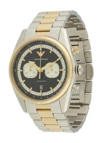 Emporio Armani Heren Analoog horloge goud / zwart / zilver One Size