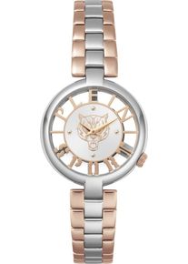 Plein Sport Montre à affichage analogique 'Tiger Luxe' Femme argent taille One Size