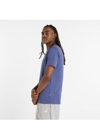 New Balance Heren Shirt 'Essentials' blauw / duifblauw / wit XL