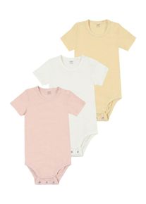 Lindex Kezeslábas unisex sárga, rózsaszín, fehér , Méret 86