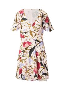 Ted Baker Dames Jurk 'Issiia' olijfgroen / magenta / rosé / zwart 34