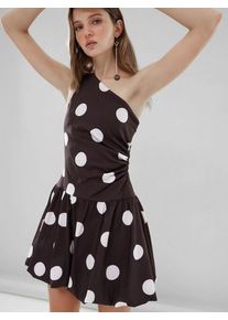 Trendyol Kleid Damen schwarz Größe 36 Gepunktet