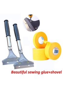 Cleaning Tools Hot Paint Scrapers Stainless Steel Wallpaper Scrapers Paint Tiles Flooring Scraper Remover With Blade Meisew Tape