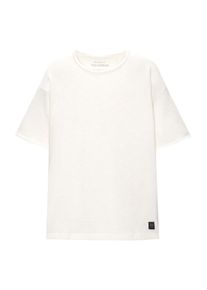 Pull&Bear Pull&Bear T-Shirt Herren naturweiß Größe XS
