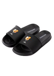 Occulto Badeschuh 'Sprizz Lou' Damen mandarine / schwarz / weiß Größe 35/36
