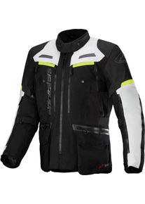 Alpinestars Bogotá Pro, veste textile Drystar , couleur: Noir/Gris Clair/Jaune Néon , taille: L