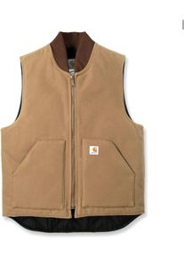 Carhartt V01 Firm Duck, gilet , colore: Marrone Chiaro , dimensione: M